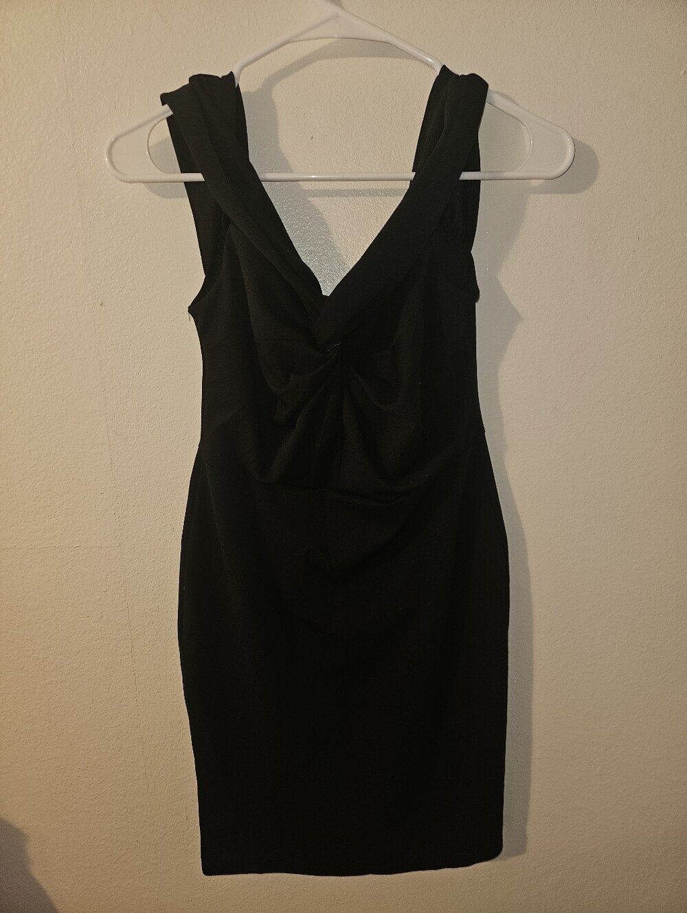 Glow Passion Womans V Neck Little Black Dress